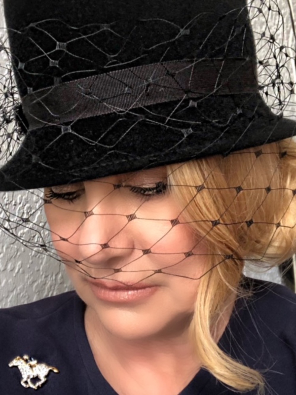 Christine A. Moore Hat - Gatsby Downton Abby Derby Church Wedding Royal Style!